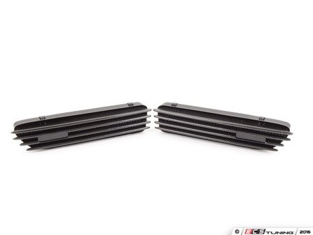 ES#3062385 - BME-M3-CFG - E46 M3 Fender Grille Blackout Kit - Carbon Fiber - Add style and individuality to your E46 M3 in minutes - AUTOTECKNIC - BMW