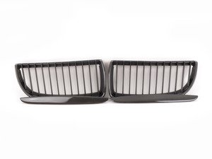 ES#3023030 - BM-0064 - Blackout Grille Set - Carbon Fiber - Add aggressive style to your front end in minutes - ECS - BMW