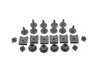 ES#2997561 - 8W5075111 - Front Splash Guard Set - Keep the dirt and debris off your paint - Genuine Volkswagen Audi - Audi