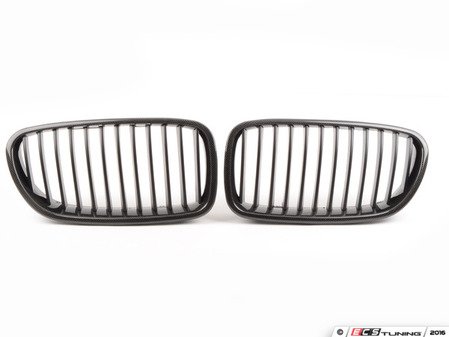 ES#3023054 - BM-0067-CF - ECS Kidney Grille Set - Carbon Fiber - Add style and individuality to your BMW in minutes! - ECS - BMW