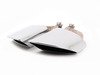 ES#3106593 - 014281ECS02AKT -  Carbon Fiber Rear Diffuser - with Touareg 3 Angular Exhaust Tips - (NO LONGER AVAILABLE) - Add Flare to your exhaust with this Carbon Fiber Rear Diffuser and Diesel Touareg Exhaust tip kit! - Assembled By ECS - 