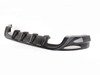ES#3106593 - 014281ECS02AKT -  Carbon Fiber Rear Diffuser - with Touareg 3 Angular Exhaust Tips - (NO LONGER AVAILABLE) - Add Flare to your exhaust with this Carbon Fiber Rear Diffuser and Diesel Touareg Exhaust tip kit! - Assembled By ECS - 