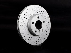 ES#2960762 - 013176ECS02A-02 - Front Cross Drilled & Slotted Brake Rotors - Right (332x30) - (NO LONGER AVAILABLE) - $33.87 - ECS - 