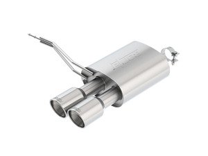 ES#3098927 - 11914 - Stainless Steel Rear Muffler Exhaust - Touring   - 2.25" stainless steel with dual 4" dual oval-rolled, angle-cut tips - Borla - MINI