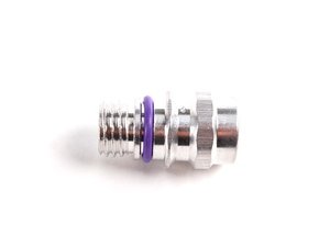 ES#334048 - 357820795J - High Side Schrader Valve - Priced Each - Used for refrigerant recovery and charging - Genuine Volkswagen Audi - Volkswagen
