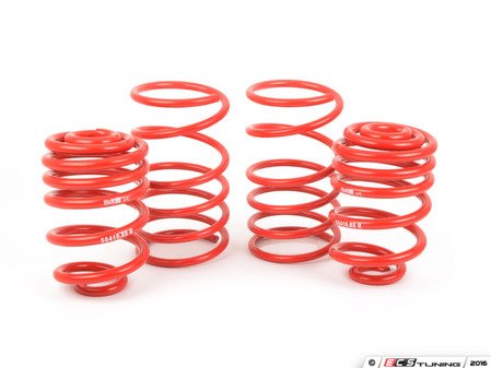 ES#248624 - 50410-88 - Race Spring Set - Aggressive lowering and spring rates to optimize on-track handling. Average lowering of 2.2"F & 1.3"R. - H&R - BMW