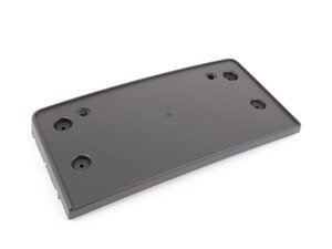 ES#2540936 - 8K0807285E3FZ - Front License Plate Bracket - Black - Keep a clean look and add a place for your plate - Genuine Volkswagen Audi - Audi