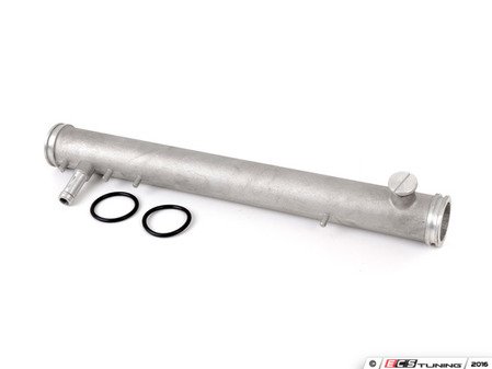 ES#3028662 - 022121050 - Aluminum Water Distribution Pipe - Pipe from back of water pump to thermostat housing, located under intake manifold. Commonly referred to as the crack pipe. - URO - Audi Volkswagen