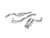 ES#3107016 - 140315 - Performance Cat-Back Exhaust System - single exit - 2.5" stainless steel with dual 3.5" polished stainless tips - Borla - Audi