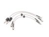 ES#3515045 - H.BMWM.4.068.CLR - Stainless Steel Braided Brake Line Kit - Significantly reduce the notorious 'spongie' pedal feel - NM Engineering - MINI