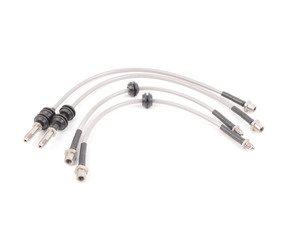 ES#3102495 - NM.868846 - Stainless Steel Braided Brake Line Kit - Significantly reduce the notorious 'spongie' pedal feel - NM Engineering - 