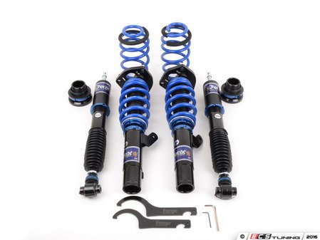 ES#3106523 - FMSUS-MK7 - Forge Performance Coilover System - Features 32 level adjustable dampening and fully adjustable pillow-ball upper mount camber plates - Forge - Audi Volkswagen