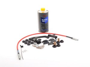 ES#3047944 - 006719ECS11-25KT - ECS Ultimate "Stick Shift Upgrade" Kit - 6-Speed Stage 2 - --Improve your launch,clutch pedal feel & shorten your shifts-- Includes ECS Exact-Fit Stainless Clutch Hose, Solid Shifter Bushings, Billet Clutch Bleeder Block, Adjustable Short Shifter and hydraulic fluid! - ECS - Volkswagen
