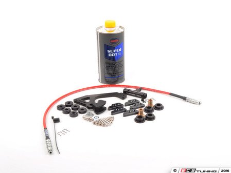 ES#3047944 - 006719ECS11-25KT - ECS Ultimate "Stick Shift Upgrade" Kit - 6-Speed Stage 2 - --Improve your launch,clutch pedal feel & shorten your shifts-- Includes ECS Exact-Fit Stainless Clutch Hose, Solid Shifter Bushings, Billet Clutch Bleeder Block, Adjustable Short Shifter and hydraulic fluid! - ECS - Volkswagen