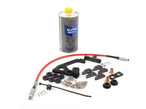 ES#3047997 - 006719ECS02-03KT - ECS Ultimate "Stick Shift Upgrade" Kit - Stage 2 - --Improve your launch,clutch pedal feel & shorten your shifts-- Includes ECS Exact-Fit Stainless Clutch Hose, Solid Shifter Bushings, Billet Clutch Bleeder Block, Adjustable Short Shifter and hydraulic fluid! - ECS - Volkswagen