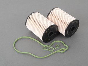 ES#5064 - 7L6127434 - Fuel Filter - Keep your Touareg running reliably with a fresh fuel filter - Mann - Volkswagen