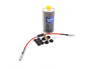 ES#3063387 - 006719ECS02-10KT - ECS Ultimate "Stick Shift Upgrade" Kit  - --Improve your 0-60 times and clutch pedal feel-- Includes ECS Exact-Fit Stainless Clutch Hose, Solid Shifter Bushings and hydraulic fluid! - ECS - Volkswagen