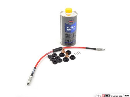 ES#3063387 - 006719ECS02-10KT - ECS Ultimate "Stick Shift Upgrade" Kit  - --Improve your 0-60 times and clutch pedal feel-- Includes ECS Exact-Fit Stainless Clutch Hose, Solid Shifter Bushings and hydraulic fluid! - ECS - Volkswagen