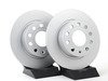 ES#2992376 - 1K0615601AB9KT - Rear Brake Rotors - Pair (253x10) - These Meyle-PD rear brake rotors offer a premium aftermarket upgrade that meets original equipment standards. - Meyle - Audi Volkswagen