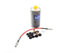 ES#3047991 - 006719ECS02-01KT - ECS Ultimate "Stick Shift Upgrade" Kit - Stage 1 - --Improve your 0-60 times and clutch pedal feel-- Includes ECS Exact-Fit Stainless Clutch Hose, Solid Shifter Bushings and hydraulic fluid! - ECS - Volkswagen