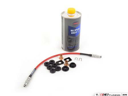 ES#3085675 - 006719ECS02KT - ECS Ultimate "Stick Shift Upgrade" Kit - Stage 1 - --Improve your 0-60 times and clutch pedal feel-- Includes ECS Exact-Fit Stainless Clutch Hose, Solid Shifter Bushings and hydraulic fluid! - ECS - Volkswagen