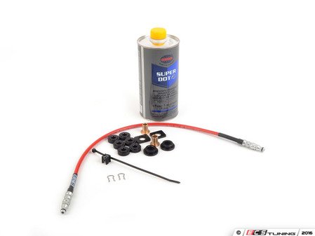 ES#3047977 - 006719ECS02-07KT - ECS Ultimate "Stick Shift Upgrade" Kit - Stage 1 - --Improve your 0-60 times and clutch pedal feel-- Includes ECS Exact-Fit Stainless Clutch Hose, Solid Shifter Bushings and hydraulic fluid! - ECS - Volkswagen