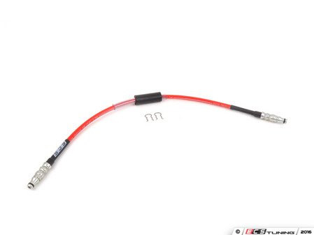 ES#3085670 - 006719ECS04 -  Exact-Fit Stainless Steel Clutch Hose - 5-Speed Manual - Enhance clutch pedal feel and pedal response by upgrading to our stainless steel clutch hose - ECS - Volkswagen