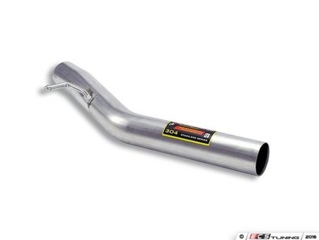 ES#3056641 - 771813 - Center Pipe - Non-Resonated - Replaces the factory center resonator in full cat/turbo back Supersprint systems - Supersprint - Audi