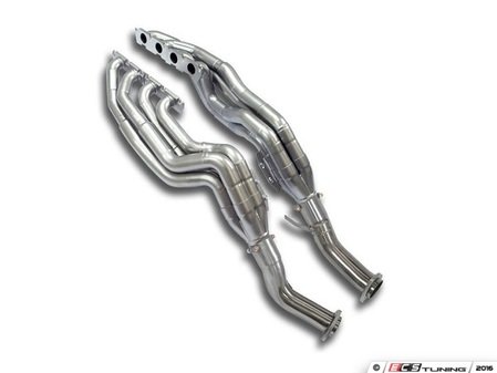 ES#3107639 - 766901kt1 - Complete Header Exhaust System - Non-Resonated - Stainless steel system with high flow catalytic converter - Supersprint - Audi