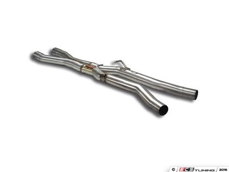 ES#3054427 - 766913 - AUDI A4 RS4 QUATTRO (Sedan + Avant) 4.2i V8 (420 Hp) '06 -> '08 Centre pipe + " X-Pipe " - Supersprint - 
