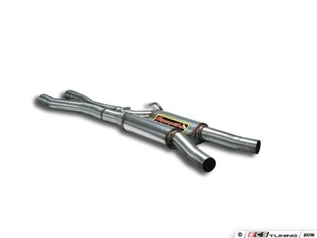 ES#3054277 - 766903 - AUDI A4 RS4 QUATTRO (Sedan + Avant) 4.2i V8 (420 Hp) '06 -> '08 Centre exhaust + " X - Pipe ". - Supersprint - 