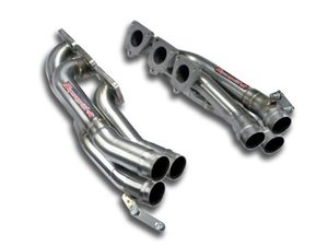 ES#3108096 - 769101kt4 - Street Header Exhaust System - Resonated - Stainless steel system with high flow catalytic converter - Supersprint - Audi