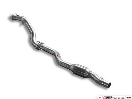 ES#3056538 - 767102 - Downpipe With High Flow Catalytic Converter - Right - T304 Mandrel bent stainless steel Tubing with 200 cell converter - Supersprint - 