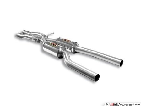 ES#3107681 - 766512kt - CatBack Exhaust System - Resonated - Stainless steel system with X-pipe - Supersprint - Audi