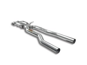 ES#3107682 - 766512kt1 - CatBack Exhaust System - Non-Resonated - 2.5" Stainless steel system with X-pipe - Supersprint - Audi