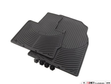 ES#196748 - 82550151189 - E53 X5 Front Rubber Floor Mat Set - Black - (NO LONGER AVAILABLE) - Protect your carpet from the elements - Genuine BMW - 
