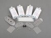 ES#3108211 - tdr4675412foamKT -  Comprehensive E46 Rear Subframe/Chassis Reinforcement Kit - Attack subframe failure from the top and bottom: Turner Motorsport Subframe Reinforcement combined with Genuine BMW structural foam. A match made in heaven! - Assembled By ECS - BMW