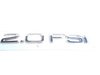 ES#5275 - 8h0853743a2zz - "2.0FSI" Emblem - (NO LONGER AVAILABLE) - All Chrome European font stick on emblem - Genuine European Volkswagen Audi - 