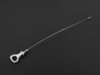ES#3023199 - 009354ECS02-03 -  Billet Engine Oil Dipstick - Silver Anodized - A more durable and aesthetically pleasing addition to your engine bay - ECS - Audi