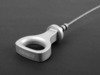 ES#3023199 - 009354ECS02-03 -  Billet Engine Oil Dipstick - Silver Anodized - A more durable and aesthetically pleasing addition to your engine bay - ECS - Audi