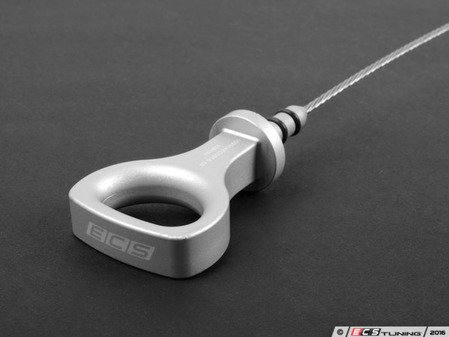 ES#3023199 - 009354ECS02-03 -  Billet Engine Oil Dipstick - Silver Anodized - A more durable and aesthetically pleasing addition to your engine bay - ECS - Audi