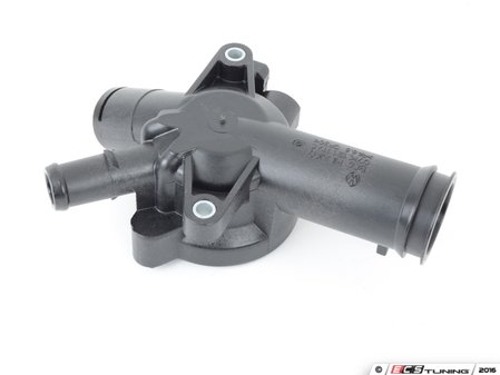 ES#285950 - 07K121117C - Thermostat Housing  Half - Thermostat sold separately - Genuine Volkswagen Audi - Volkswagen