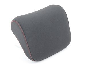 ES#2742889 - 5GM885902ABDL - Rear center headrest - Titanium Black/Red Stitching - Replacement rear center headrest - Genuine Volkswagen Audi - Volkswagen