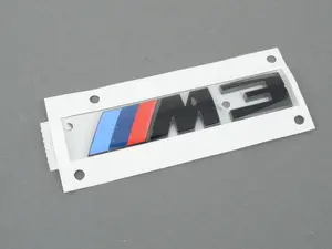 F80 M3 M3 Black Trunk Emblem