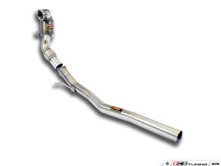 ES#3107683 - 772041KT - TurboBack Exhaust System - Resonated - 200 cell catalytic converter with street muffler - Supersprint - Audi