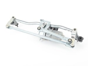 ES#3086741 - 8P1955023Q - Windshield Wiper Bracket With Motor - Includes the linkage, motor, & bushings - Genuine Volkswagen Audi - Audi