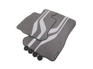 ES#2923156 - 51472365220 - M Performance floor mats - front  - (NO LONGER AVAILABLE) - Textile floor mats with M Performance logo - Genuine BMW M Performance - 