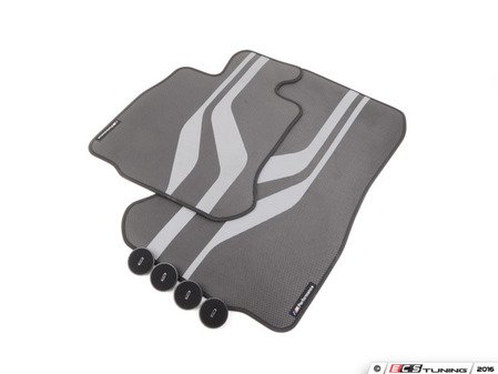ES#2923156 - 51472365220 - M Performance floor mats - front  - (NO LONGER AVAILABLE) - Textile floor mats with M Performance logo - Genuine BMW M Performance - 