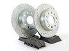 ES#2864005 - HK4567.544B - rear Sector 27 Performance Rotor & Pad Kit - Featuring Hawk Sector 27 cross drilled and slotted rotors with HPS 5.0 brake pads - Hawk - Audi