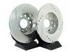 ES#2864005 - HK4567.544B - rear Sector 27 Performance Rotor & Pad Kit - Featuring Hawk Sector 27 cross drilled and slotted rotors with HPS 5.0 brake pads - Hawk - Audi